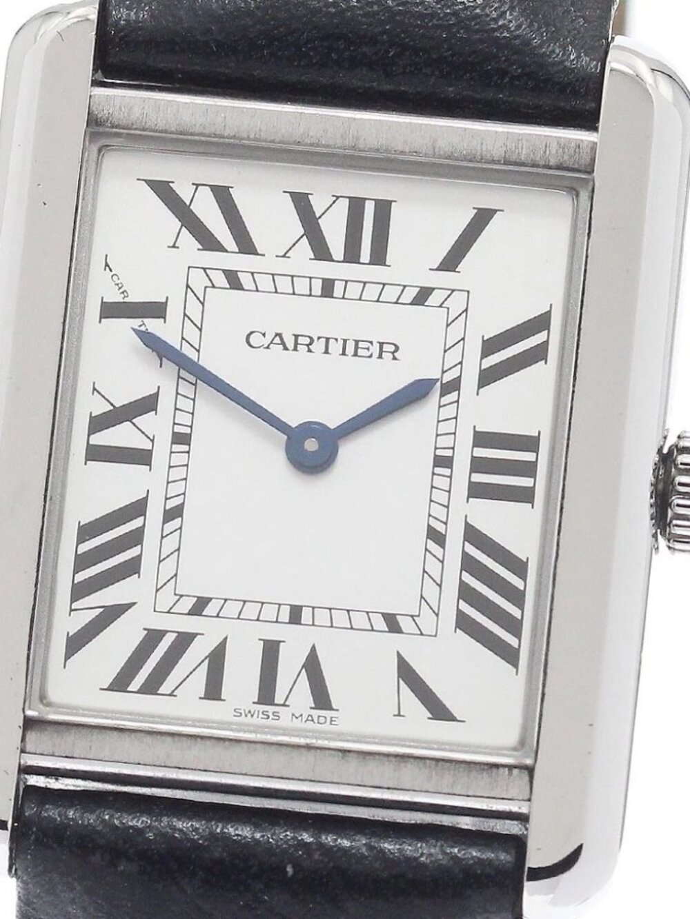 CARTIER Tank solo SM WSTA0030 Silver Dial Quartz Ladies Watch_934107 - Picture 1 of 7